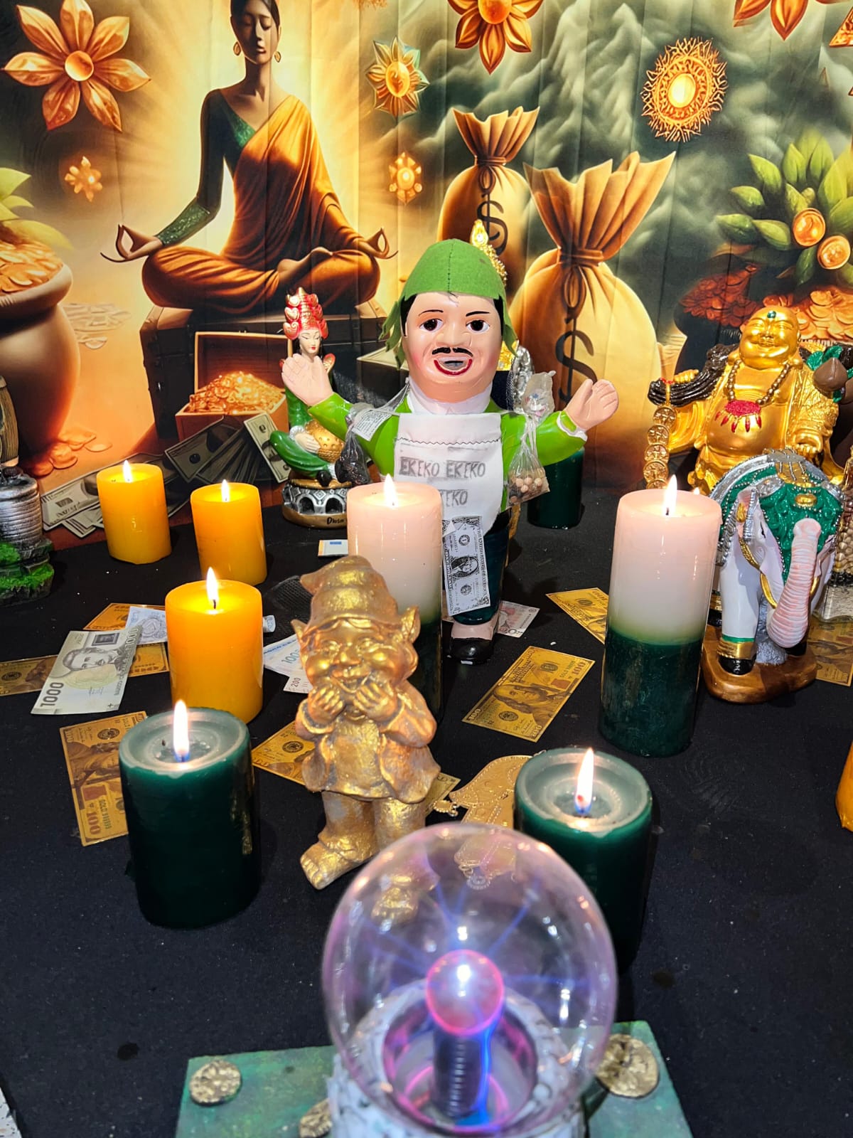 Altar para abundancia y negocios